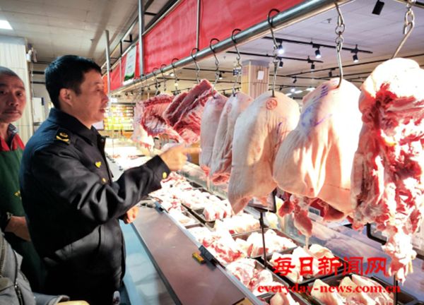 湖北省公安县麻豪口市场监管所：开展肉类产