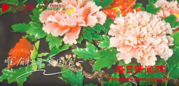 山东手造｜曹州骨雕牡丹：巧手慧心琢骨花