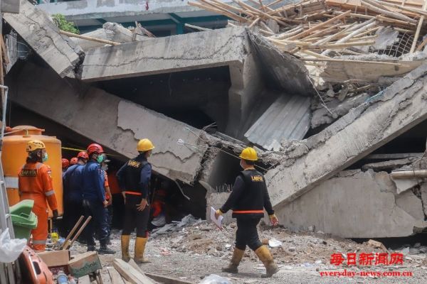 印尼学校建筑倒塌事故死亡人数升至4人